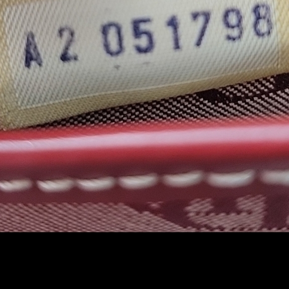 DOONEY & BOURKE VTG Cabriolet Red Monogram Print Canvas Flap Messager Saddle Bag - Picture 8 of 16